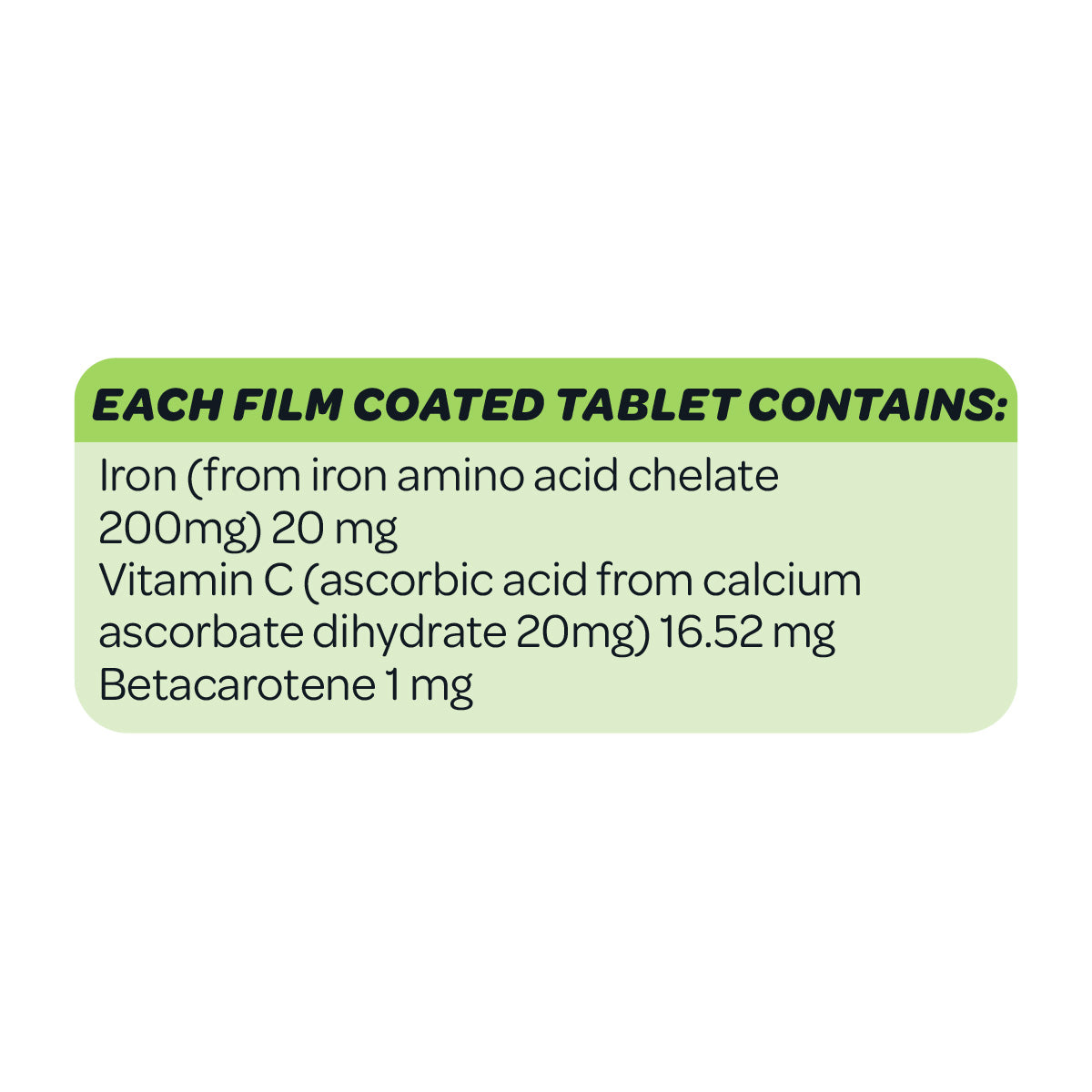 Cost Price Supplements Iron Plus 30 Tablets Active Ingredients