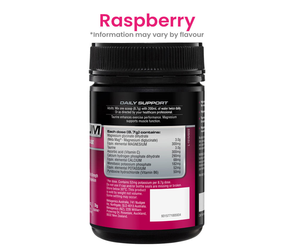 Endura Max Magnesium - Raspberry And Citrus