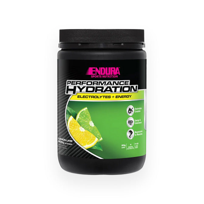 Endura Performance Hydration electrolytes + energy 800g lemon lime flavour