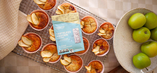 Apple Raspberry Protein Muffins Thumbnail
