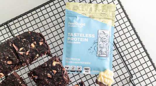 Fudgy Brownies with Tasteless Protein