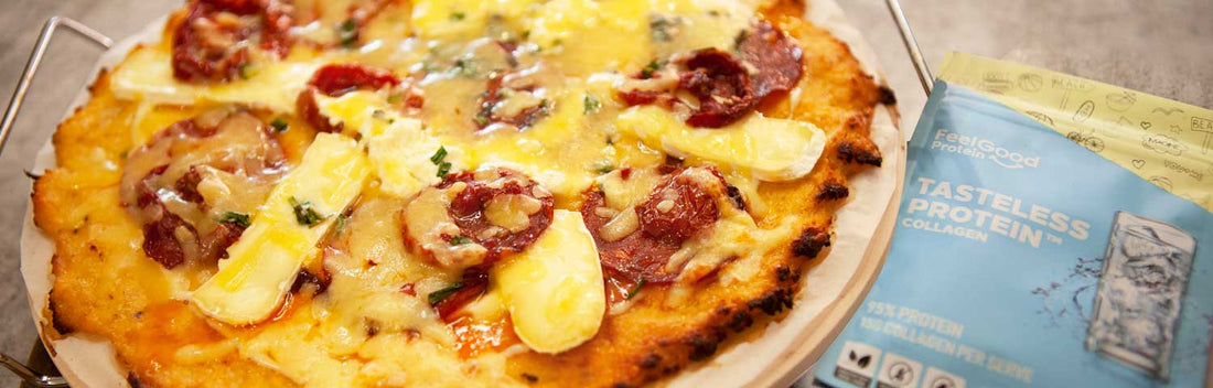 Cauliflower Protein Pizza with Tasteless Protein