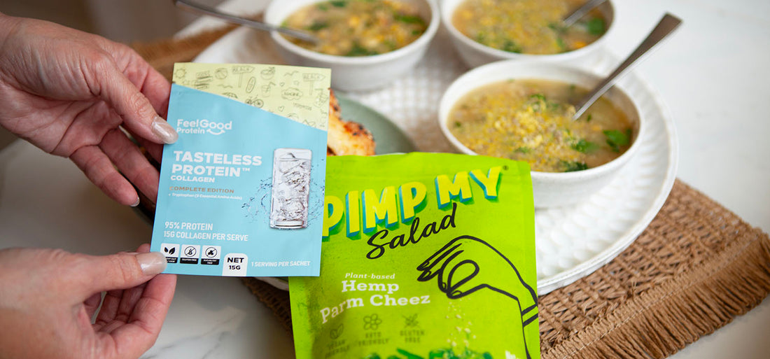 Chicken and Corn Protein Soup Thumbnail