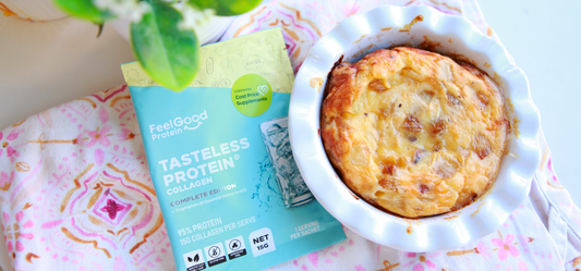 Crustless High Protein Quiche Lorraine Header