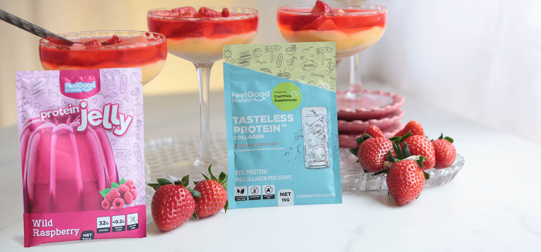 Christmas Jelly & Custard Trifle