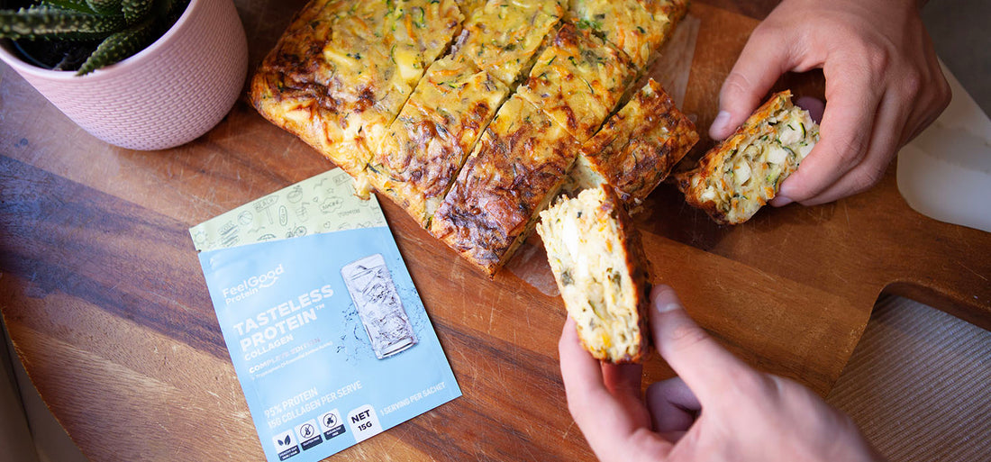 Halloumi Herb and Veggie Slice Thumbnail
