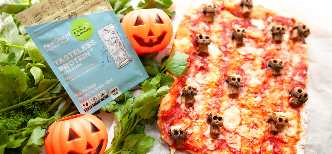 Halloween Protein Pizza