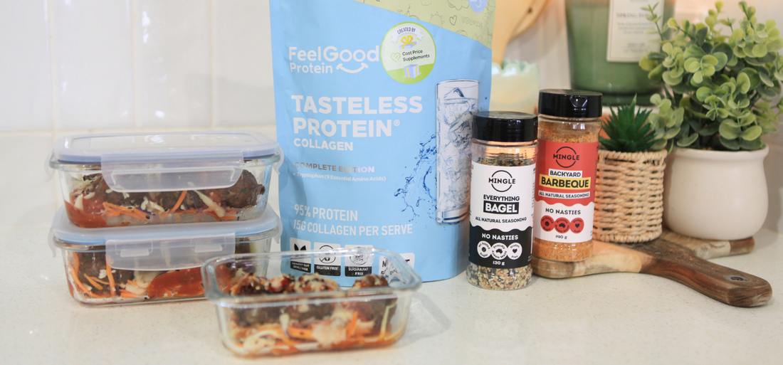 High Protein Truffle Meatballs - Website Header