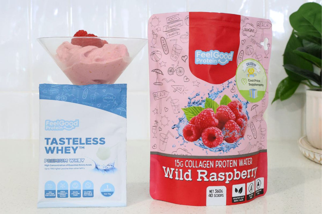 High Protein Raspberry Sorbet