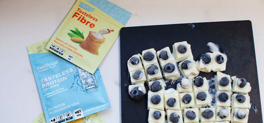Lemon Blueberry Frozen Yoghurt Bites and Feel Good Protein Thumbnail
