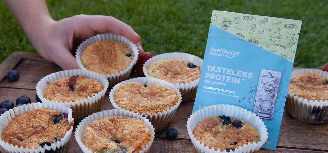 Lemon Blueberry Protein Muffins Thumbnail