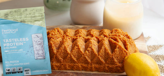 Lemon Olive Oil Protein Cake