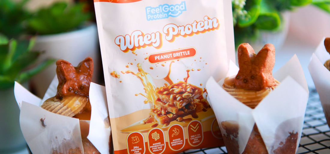 Peanut Brittle Easter Muffins Website Header