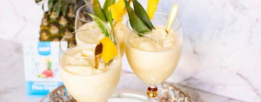 Pina Colada Protein Water Mocktails