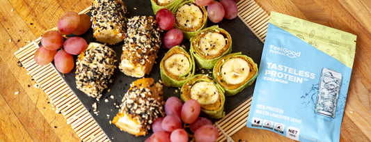 Protein Banana Sushi with Tasteless Protein