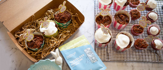 Protein Carrot Cake Muffins with Tateless Protein