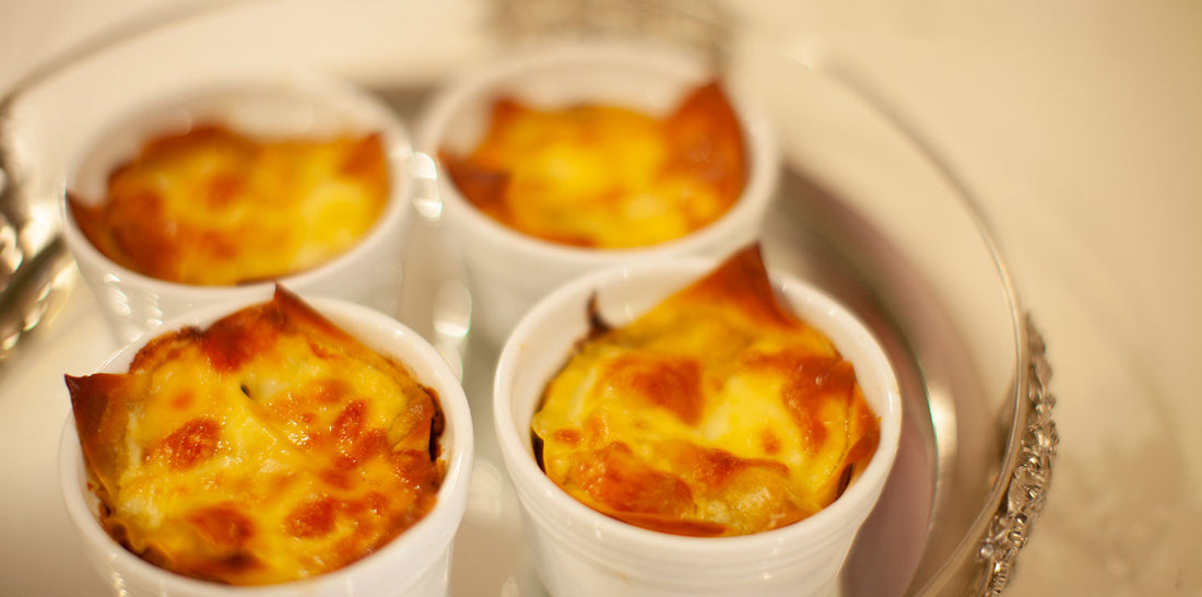 Protein Pesto Chicken Lasagne Cups Recipe