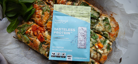 Pumpkin Feta and Spinach Protein Quiche Thumbnail