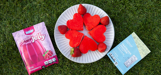Raspberry Jelly Cakes Outside