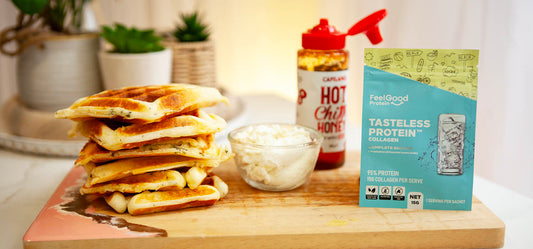 Savoury Hidden Veg Protein Waffles