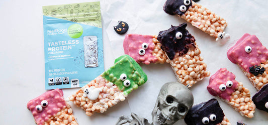 Spooky Monster Protein Bars