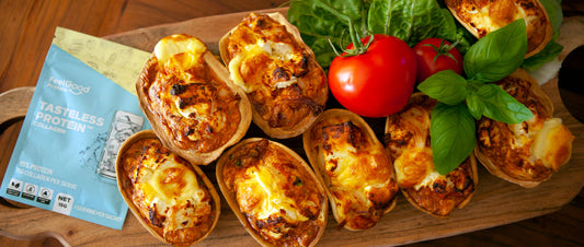 Stand and Stuff Tortilla Protein quiche
