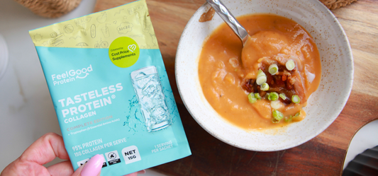 High Protein Sweet Potato Soup