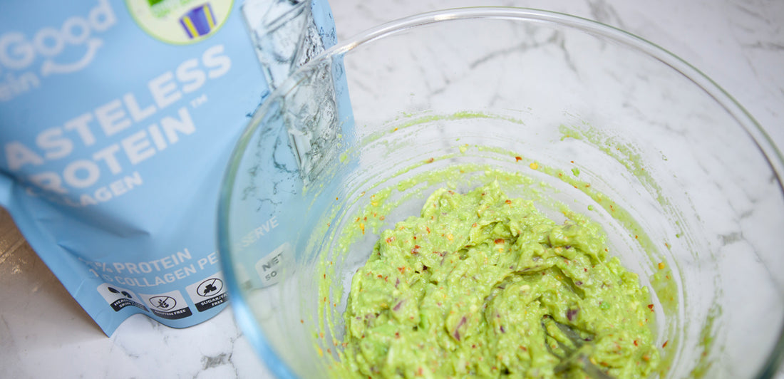 Tasteless Protein Guacamole