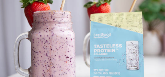 Very Berry Protein Smoothie with Feel Good Protein