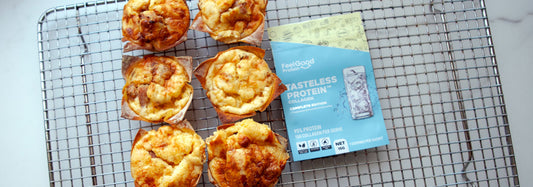 Wonton Christmas Ham Quiche with Tasteless Protein