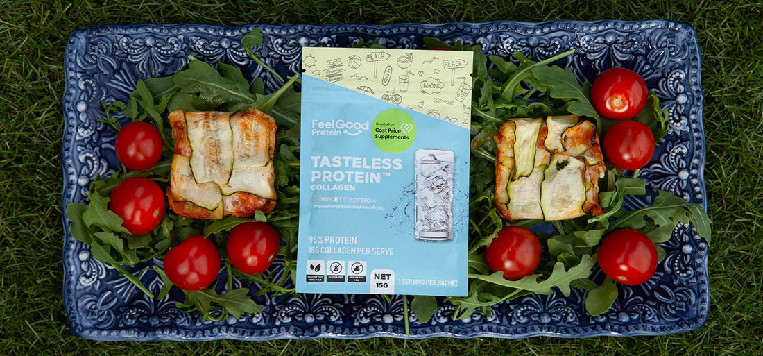 Zucchini Ricotta Protein Parcels