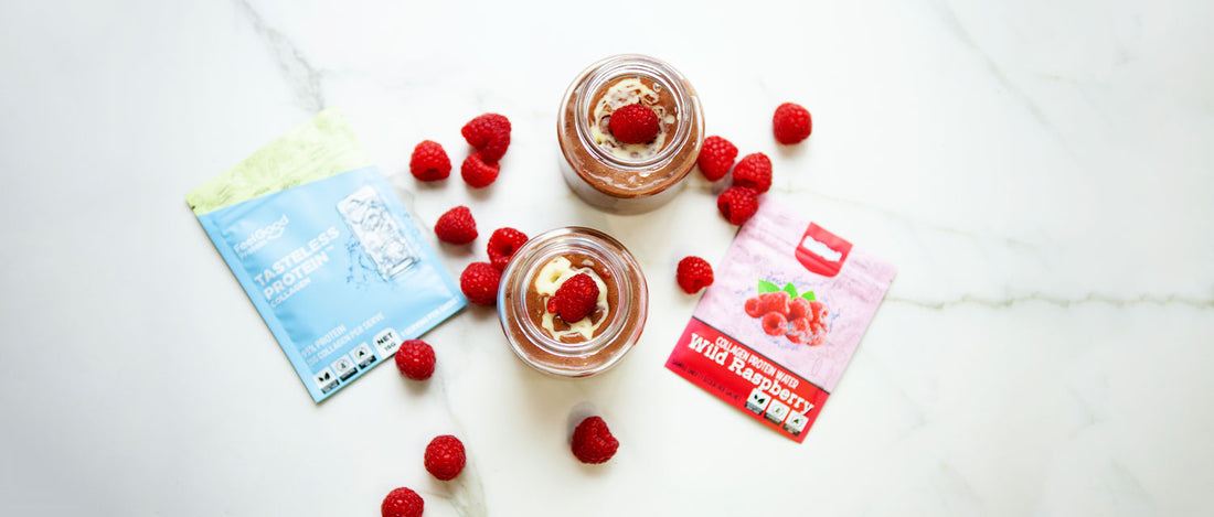 Chocolate Raspberry Overnight Protein Oats
