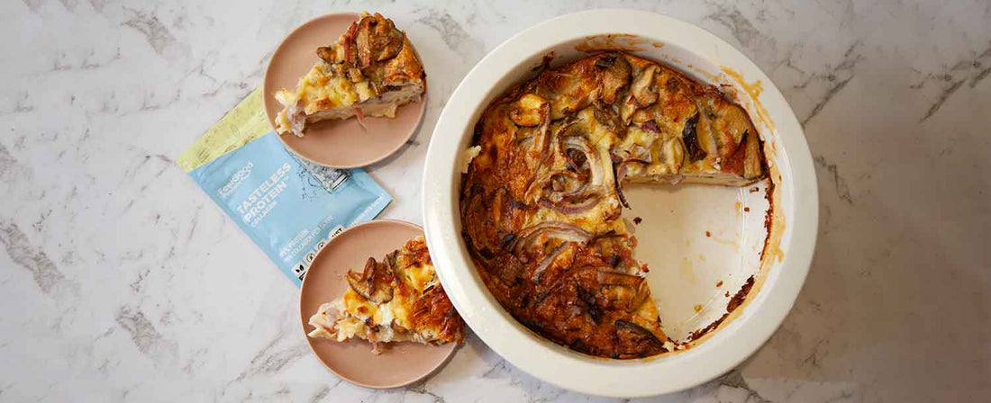 Impossibly Easy Pie with Protein