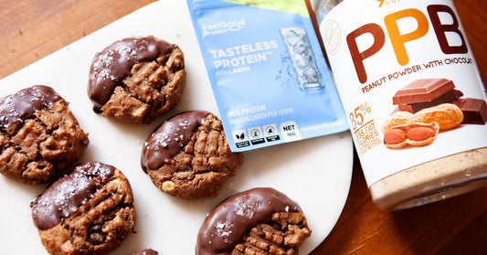 Peanut Choc Chip Protein Cookies