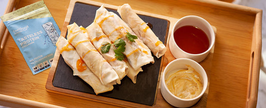 Protein Salmon Spring Rolls Recipe