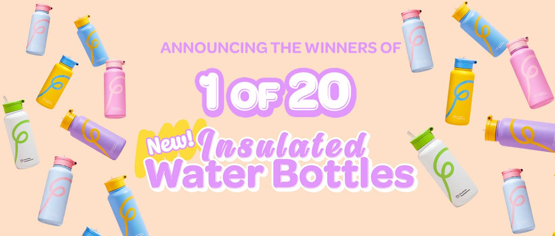 Announcing the 20 lucky winners of our CPS Water Bottle Giveaway