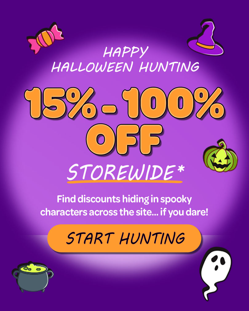 Get 15 - 100% off Storewide with the Halloween Hunt