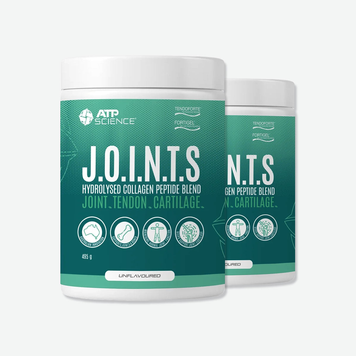 ATP Science JOINTS 495g 2 unflavoured units on a grey background