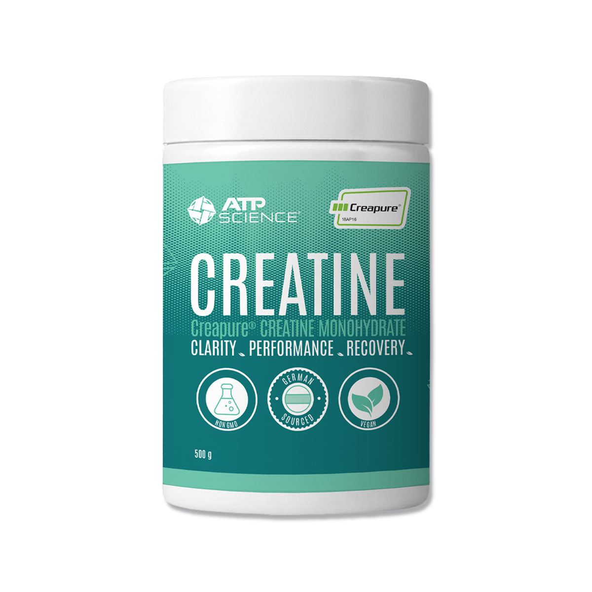 ATP Science Creapure Creatine Monohydrate 500g 166 servings
