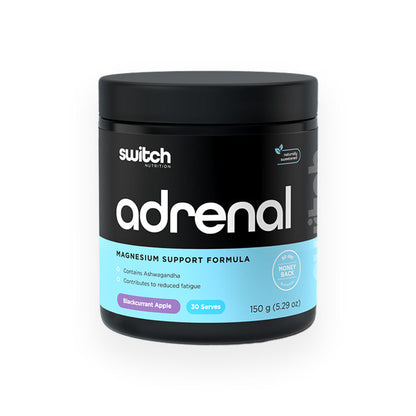 Adrenal Switch By Switch Nutrition 30 Serves Blackcurrant Apple