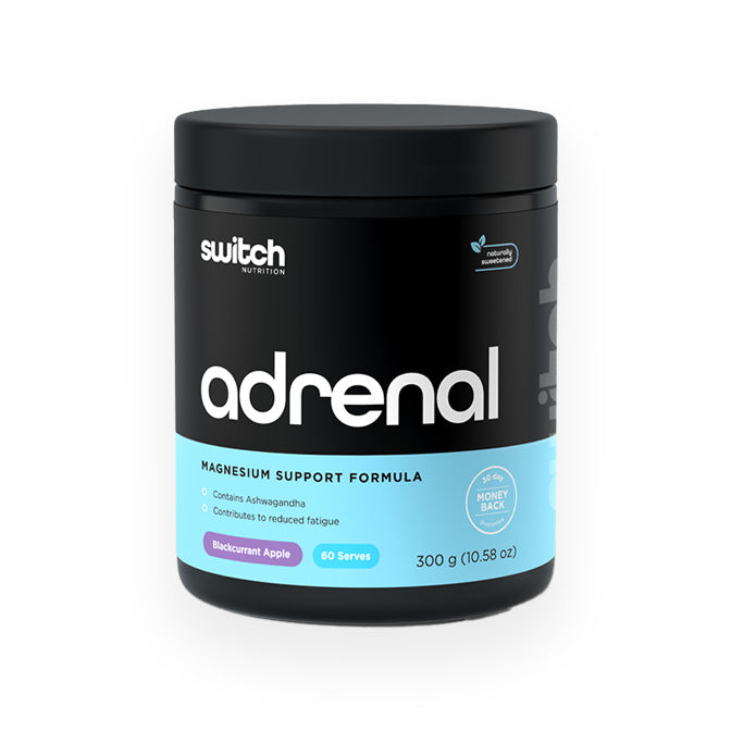 Adrenal Switch By Switch Nutrition 60 Serves Blackcurrant Apple