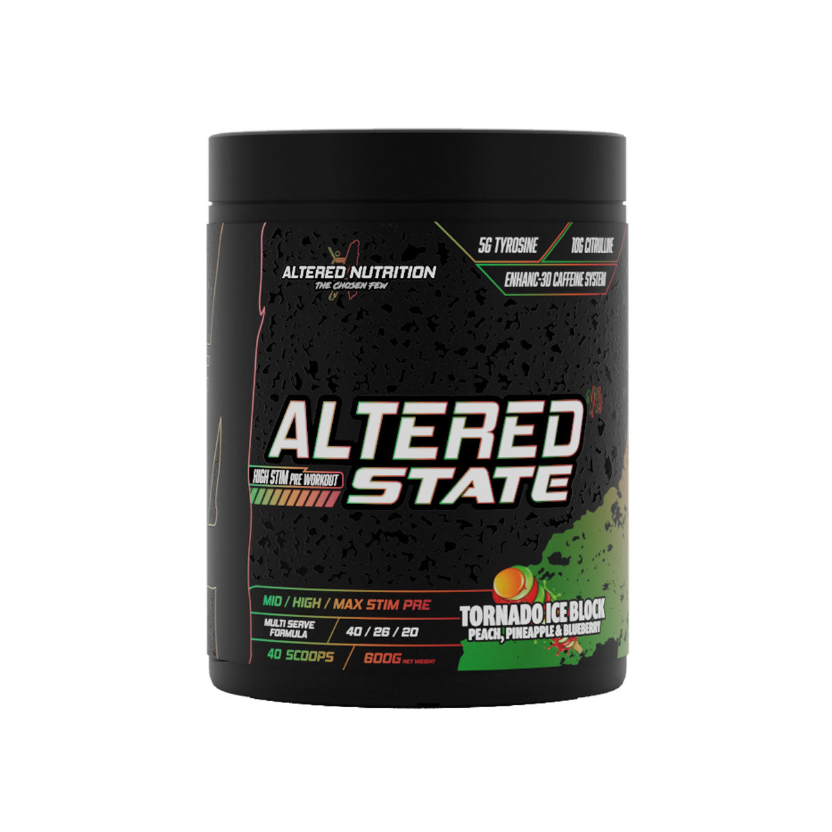 Altered Nutrition Altered State V3 Tornado Ice Block 600g 40 scoops