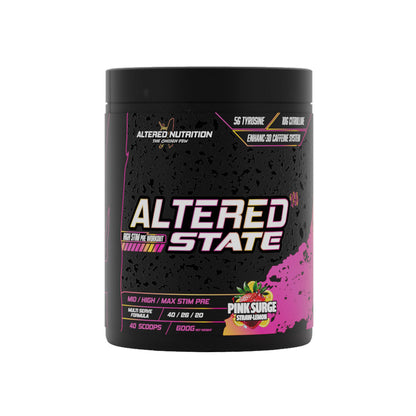 Altered Nutrition Altered State V3 Pink Surge 600g 40 scoops