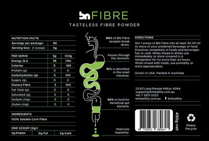 BN Fibre 450g by BN Multi Nutrition Information and Ingredients