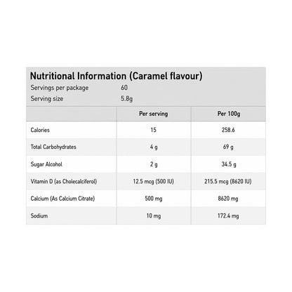 BN Healthy BN Fudge Caramel Flavour Nutrition Information 