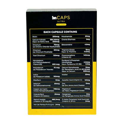 BN Healthy Caps Ultra Multivitamin One A Day - Blister pack With Tablets