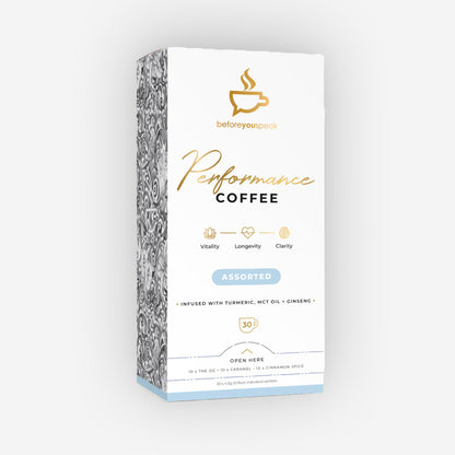 Before You Speak Performance Coffee 30 Sachets Assorted