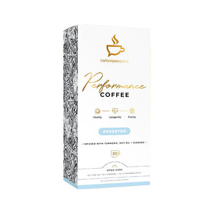 Before You Speak Performance Coffee 30 Sachets Assorted