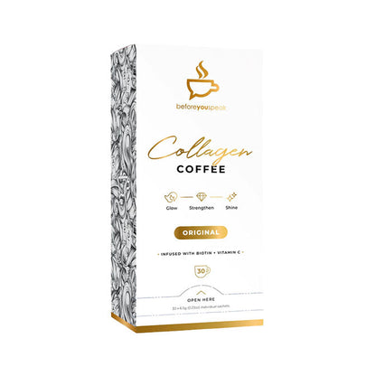Before You Speak Collagen Coffee 30 Sachets Original Flavour