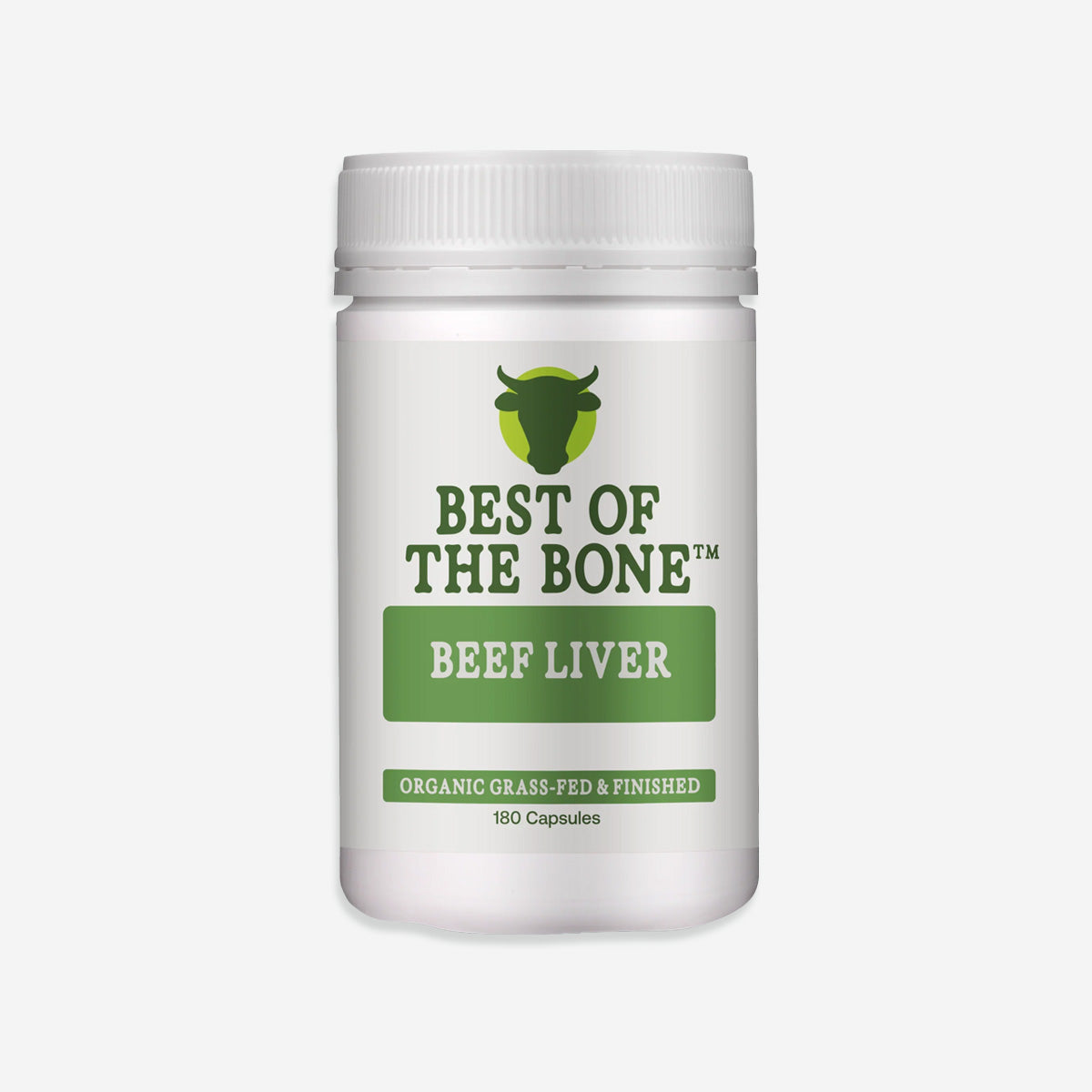 Best of the Bone Beef Liver Organic grass-fed & finished 180 capsules
